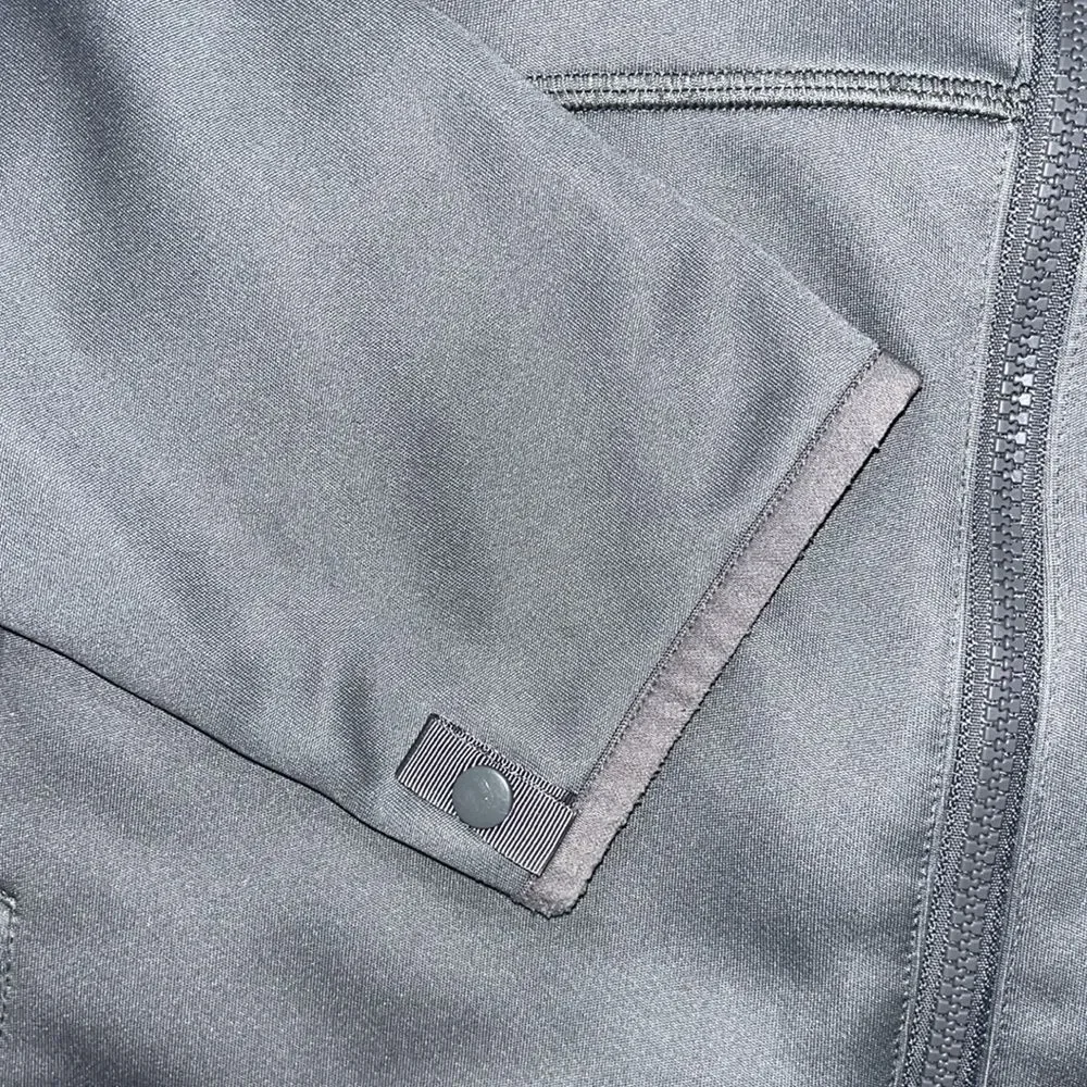 THE NORTH FACE TNF Apex Full Zipper Insert Lining Poly Jacket Grey Gray Soft M